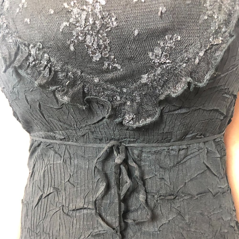 Black lace Long Tank/Dress
